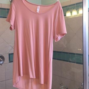 LuLaRoe solid blush pink Classic T